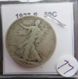 1927-S Walking Liberty 50 cent