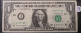 1963-B US One Dollar Federal Reserve Note BARR Note