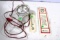 2 thermometers & 1 spotlight - advertising