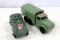 2 Army toy vehicles