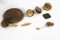 Assortment lapel pins & 1 medallion