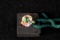 14K all-tourmaline ring W diamond accents