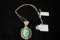 Tourquise pendant neclace in sterling silver
