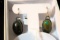 Green Royston turquoise earrings