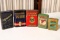 5 tobacco tins
