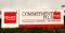Plastic advertising sign