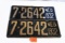 A set of Nebraska license plates 1932