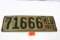 Nebraska license plates 1919
