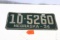 Nebraska license plates 1934