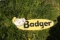 Metal Badger sign