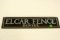 Metal advertising sign