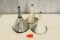 3 aluminum funnels