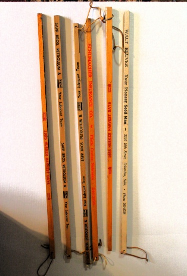 6 square yardsticks advertising