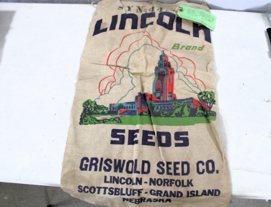 Seed sack - advertising