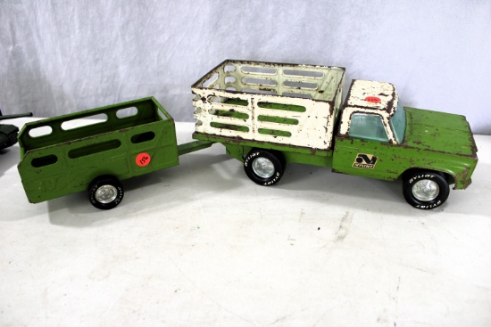 Metal Nylint truck & trailer