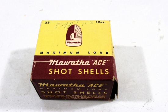 Hiawatha 12 ga shot gun shells - paper shells