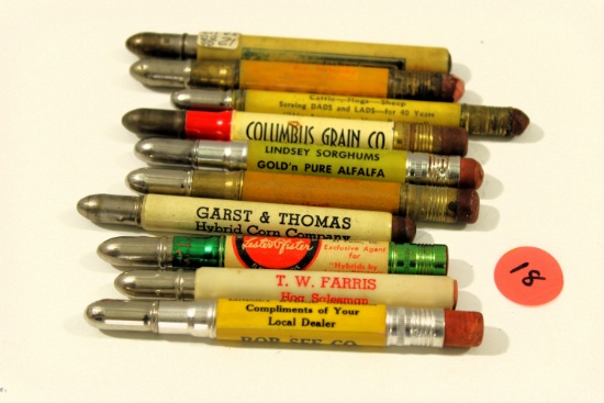 10 bullet pencils
