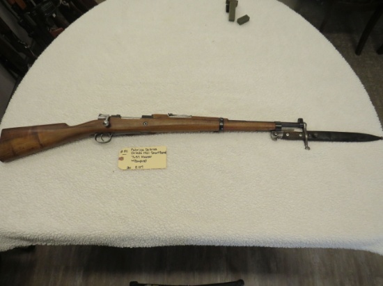 Fabrica DeArms Oviedo 1921 Short Barrel 7x57 Mauser w/Bayonet