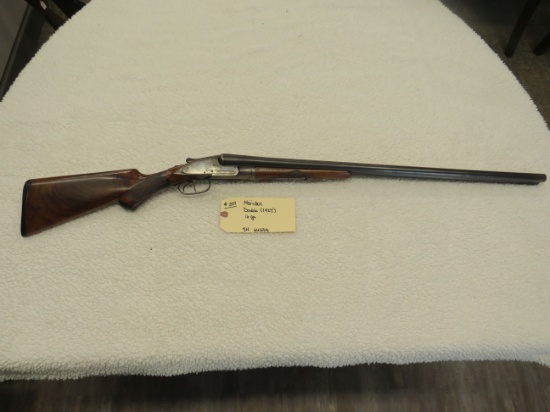 Meriden Double Barrel (1907) 16 Ga Equivalet to Parker Bros. shared engravers