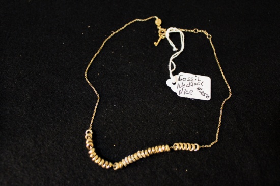 Fossil necklace