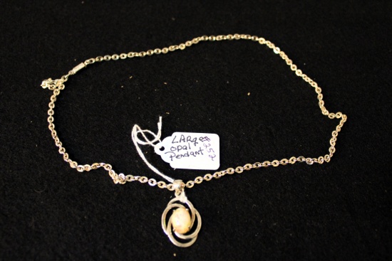 Large opal pendant