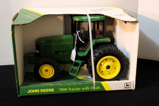 Diecast JD 7800 tractor with dual