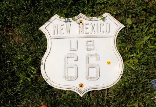 Metal sign - New Mexico US 66