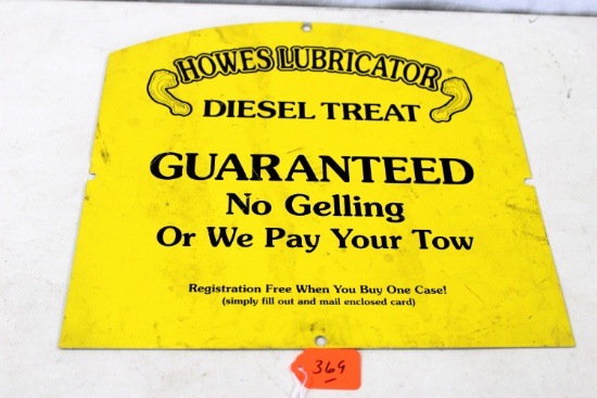 Metal advertising sign