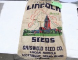 Seed sack - advertising