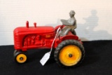 Diecast Massey Harris 44 tractor W/ driver