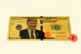 Trump $1000.00 dollar bill