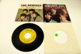 The Beatles' 45 rpm record & 3 sleeves