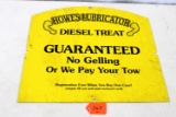 Metal advertising sign