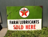 Metal Texaco sign