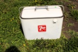 White 7UP cooler