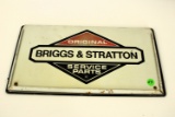 Metal Briggs & Straton sign