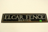Metal advertising sign