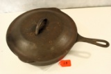 cast iron chicken frier W/ lid