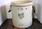 Western #6 crock W/balewire handles