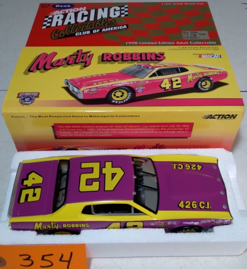 1:24 NASCAR DieCast - Marty Robbins | Online Auctions | Proxibid