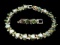 Gemstone Link Bracelet with extender up to 8