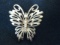 Signed Monet Butterful Brooch 2