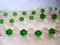 Gorgeous Pink and Green Glass Choker