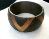 Great Wooden Wide Bracelet