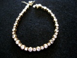 Lovely CZ Bracelet 7 1/2