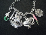 Pirate themed Charm Bracelet