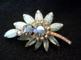 Fabulous Book piece Juliana Rhinestone Brooch 2 1/2