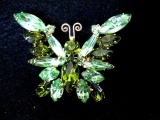 Wonderful Rhinestone Butterfly Brooch 2