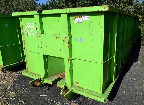Rectangular Open Top Roll-Off Container, 30 Cu Yd