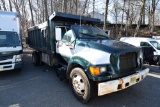 2001 Ford F-650, Single Axle Dump Truck